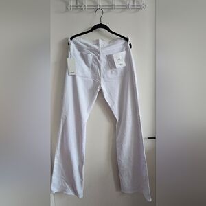 Hudson Los Angeles Jeans Women's White Flare Jeans